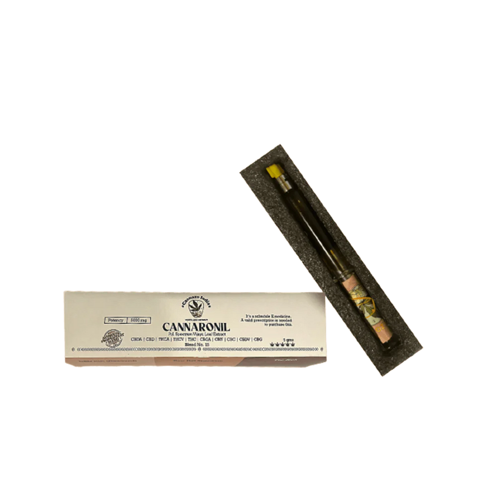 Cannaronil Syringe 5000mg - 3 Variants (THC 1:4 / CBD 20:1 / Balanced 1:1) CBD:THC