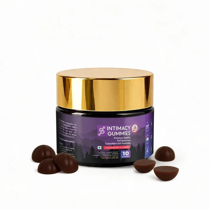 Polyherbs Intimacy CBD THC Gummies 200mg Per Gummy Natural Energy Boost | Stamina | Performance | Sex Drive | Vitality