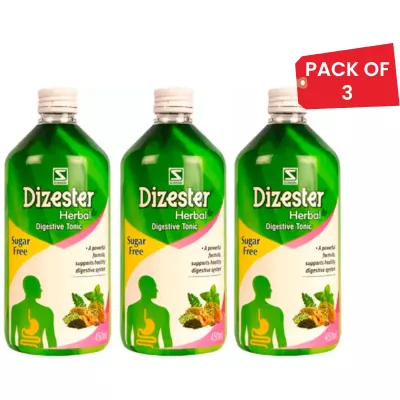 Willmar Schwabe India Dizester Herbal (450ml, Pack of 3)